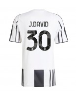 Moške Nogometnih dresov Juventus Jonathan David #30 Domači 2025-26 Kratki rokavi Moške Nogometnih dresov Juventus Jonathan David #30 Domači 2025-26 Kratki rokavi